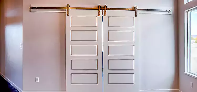 Glass Barn Door with Installation Hardware Kit Hauppauge